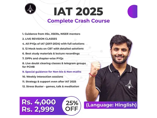 IAT 2025 Complete Crash Course (Hinglish Batch)